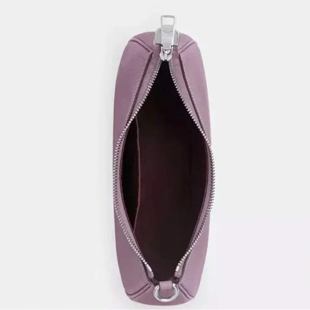 Coach Purple Leather Shoulder Bag - Picture 3 of 6